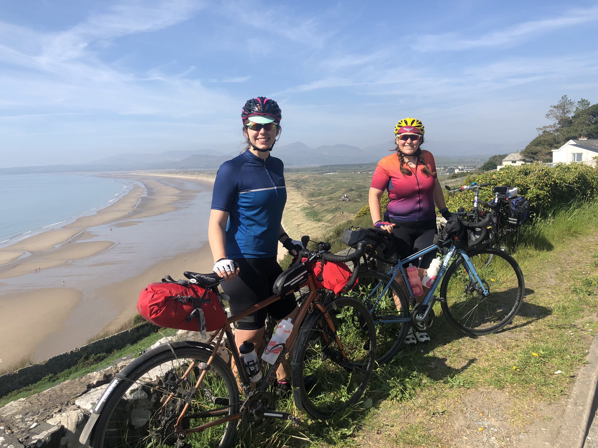 Cycling across Wales on the Lon Las Cymru